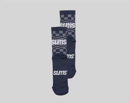 Sums Checkers sock - Dark