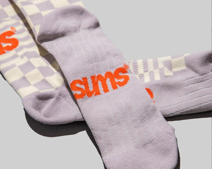 Sums Checkers sock - Cream