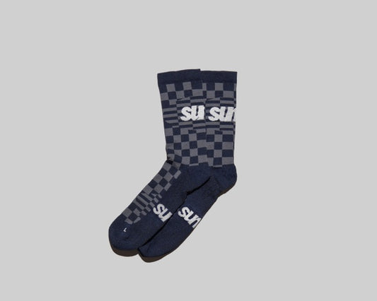 Sums Checkers sock - Dark