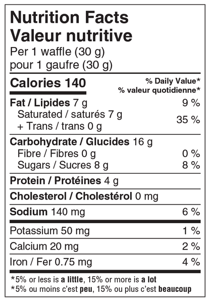 Näak Energy Waffle - Vanilla (12 Waffles)