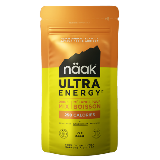 Näak Energy Drink Mix - Peach Apricot (6 Single Packets)