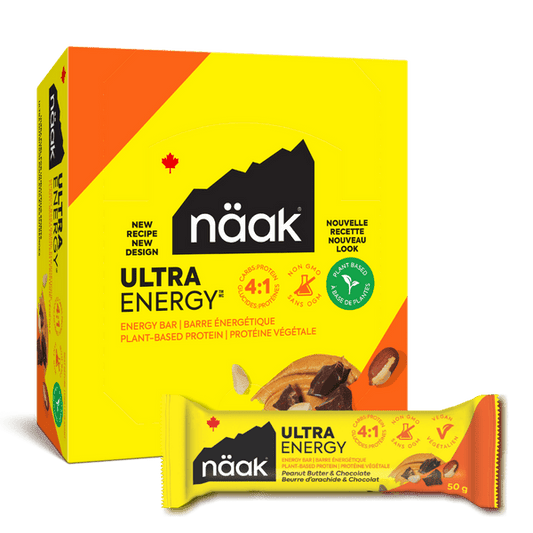 Näak Energy Bar - Peanut Butter & Chocolate (12 Bars)