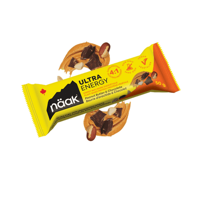 Näak Energy Bar - Peanut Butter & Chocolate (12 Bars)