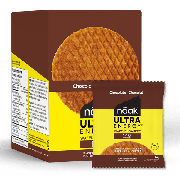 Näak Energy Waffle - Chocolate (12 Waffles)