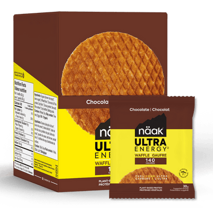 Näak Energy Waffle - Chocolate (12 Waffles)