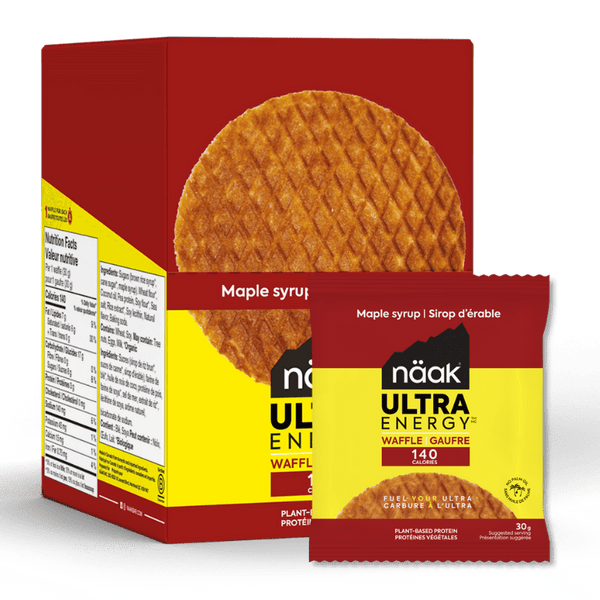 Näak Energy Waffle - Maple Syrup (12 Waffles)