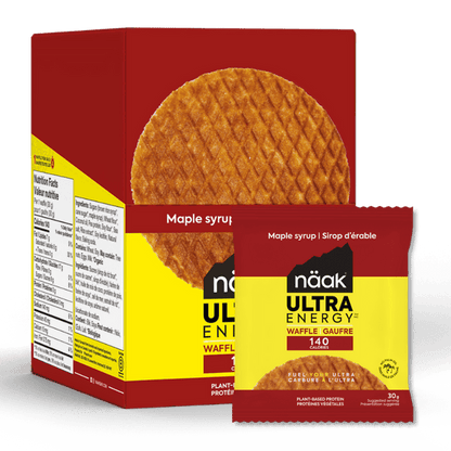 Näak Energy Waffle - Maple Syrup (12 Waffles)