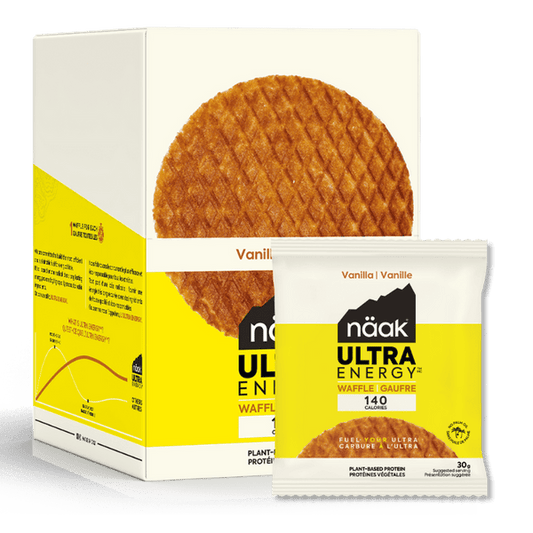 Näak Energy Waffle - Vanilla (12 Waffles)